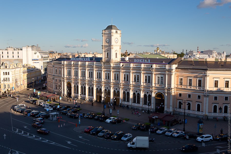 Московский вокзал с крыши